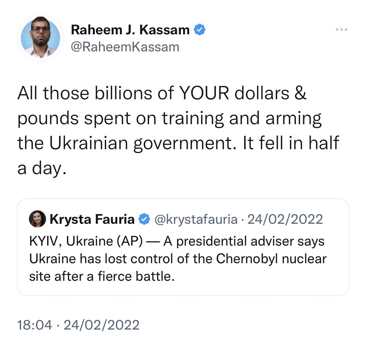 nickreeves9876's tweet photo. Here's Trump with Brexiters Farage, Raheem Kassam, and Arron Banks. And here's Raheem Kassam boasting about Russia defeating Ukraine in half a day, and Farage shilling for Putin. Brexit was inflicted by traitors allied with Russia. https://t.co/Xmv6nq54DG