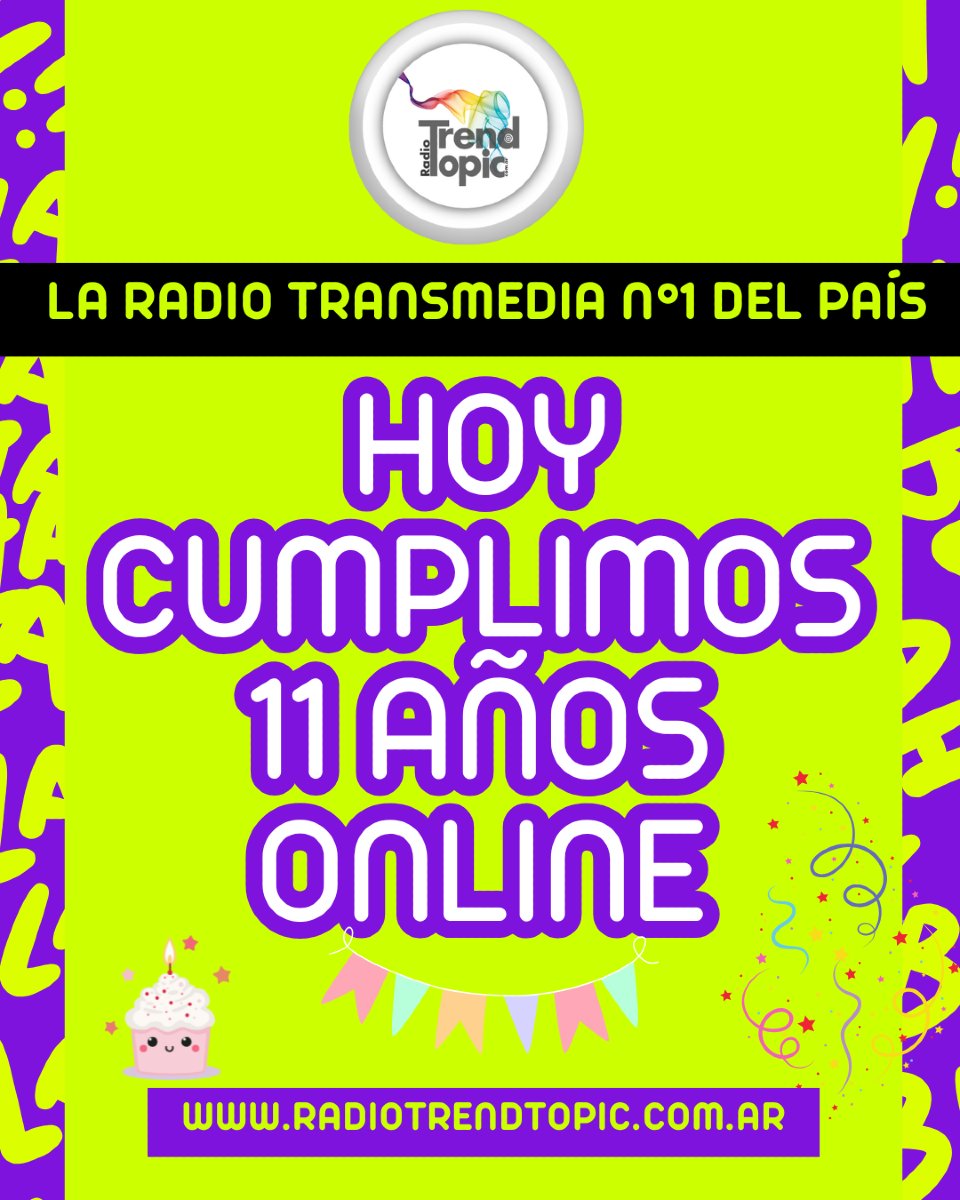 Un día como hoy pero del año 2013 comenzabamos a ser tendencia ¡Gracias por tantas temporadas de historias, amig@s, encuentros, energía hermosa de compartir las diferentes pasiones y caminar juntos por el streaming!

#conectatecontuspasiones