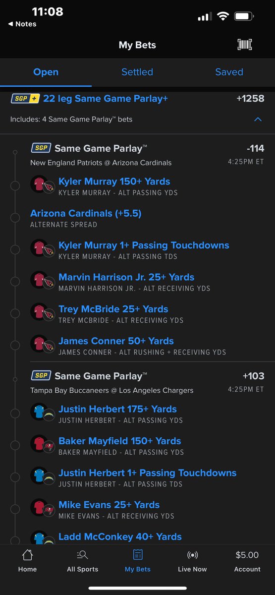 MrTailMyBets's tweet photo. 4:00 NFL Games #NFL #GamblingX #Gambling Twitter

Check out my bet on FanDuel Sportsbook! 
 https://t.co/HWOnPbzMWd https://t.co/xBNKTZuB2Q