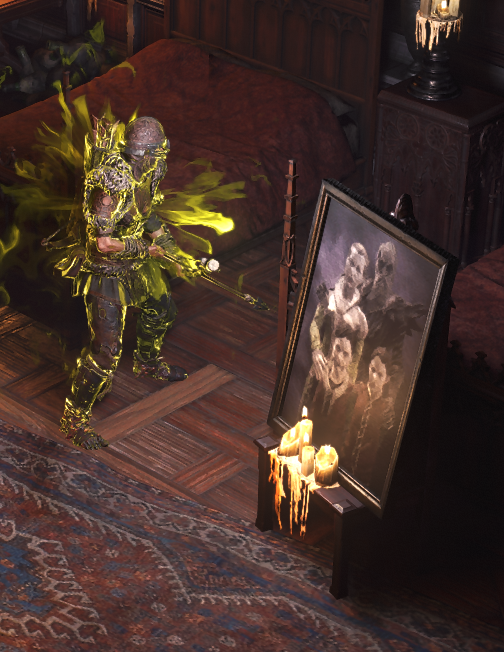 RWilljoestar's tweet photo. Playing @pathofexile and check it out Graveyard dudes family !!  #lore #PathofExile2 https://t.co/hTJR0BLUwF
