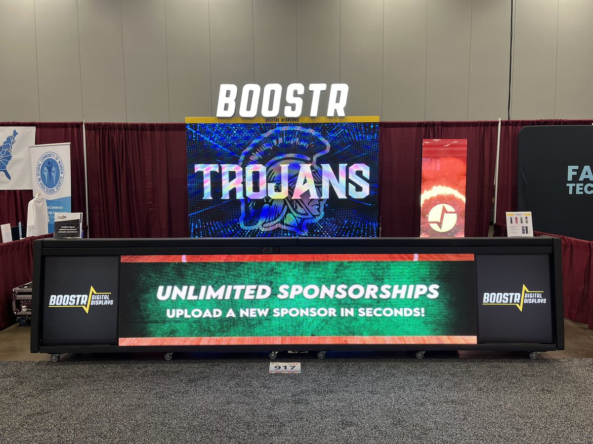 BoostrDisplayFL's tweet image. 2024 @NIAAA9100 Conference!
Stop by and see @bmarinakjr @CoachdelaFe @crowe_carson @BlakeSanderson1  for more details!
@BoostrDisplays rolling big-time!!!