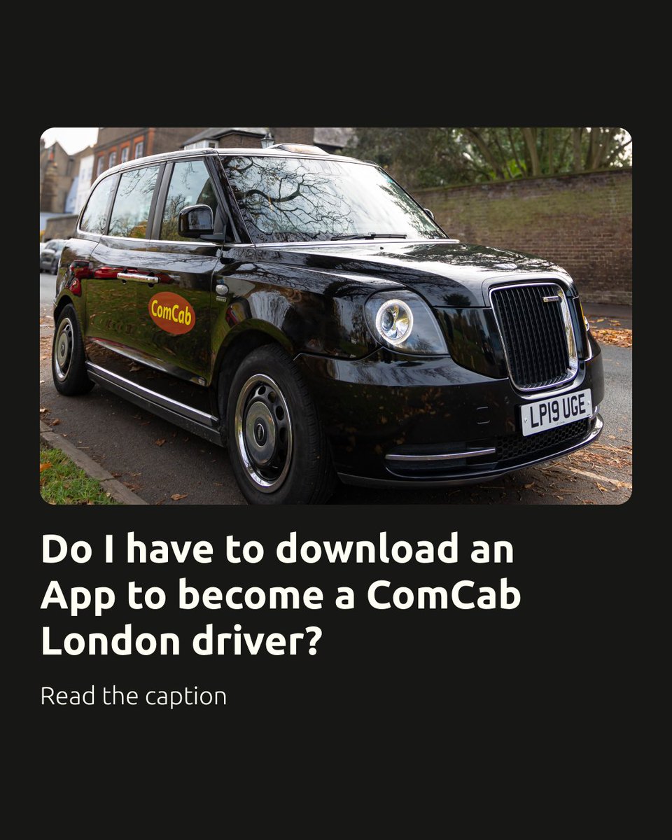 ComCabLondon's tweet photo. You’ve got options. Choose to have equipment installed in your taxi or simply download the app onto your device. It’s all about what works best for you 🚖

Join the ComCab family today → https://t.co/QsUgp5Y10M

#ComCabLondon #TaxiDriver #DriverSupport https://t.co/waFzw4c18j