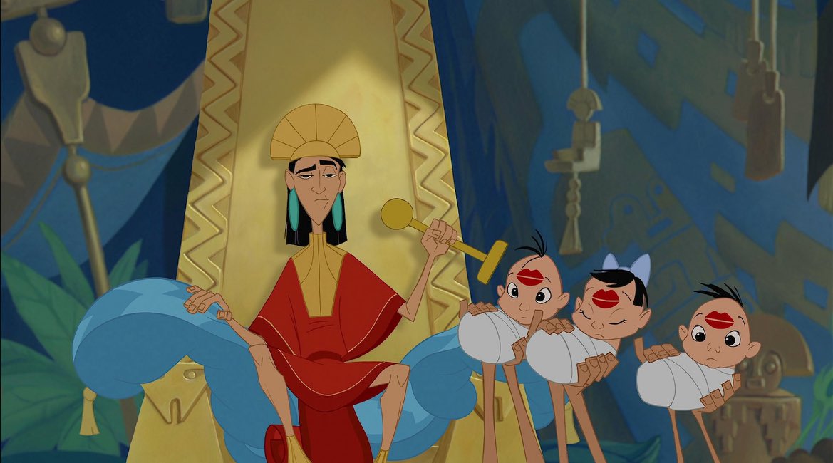 filmstofilms_'s tweet photo. “THE EMPEROR’S NEW GROOVE” was released on this day 24 years ago. https://t.co/2q2lxvceDd