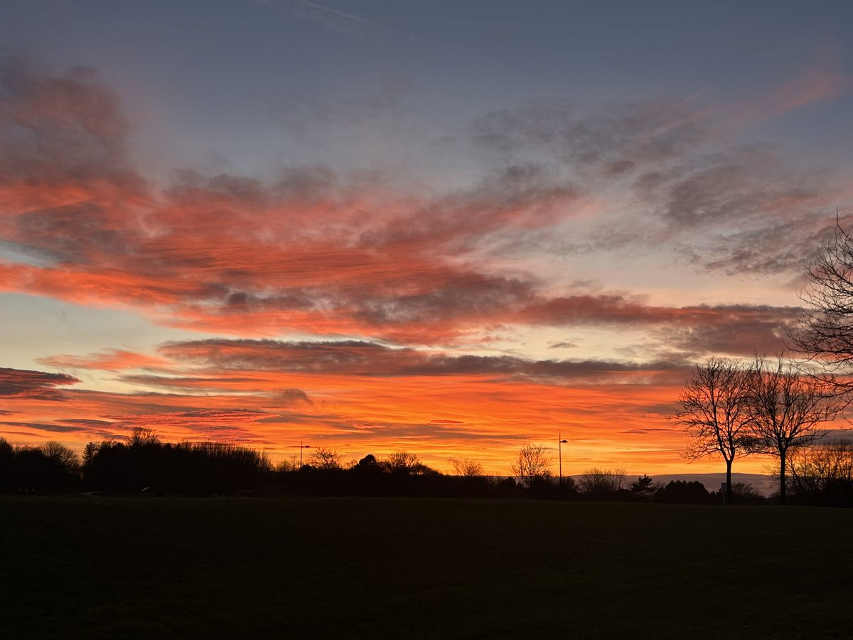 Sunset over Hanley Forest Park #StokeonTrent #STOKEONTRENT #Greenspace #outdoors #sunset