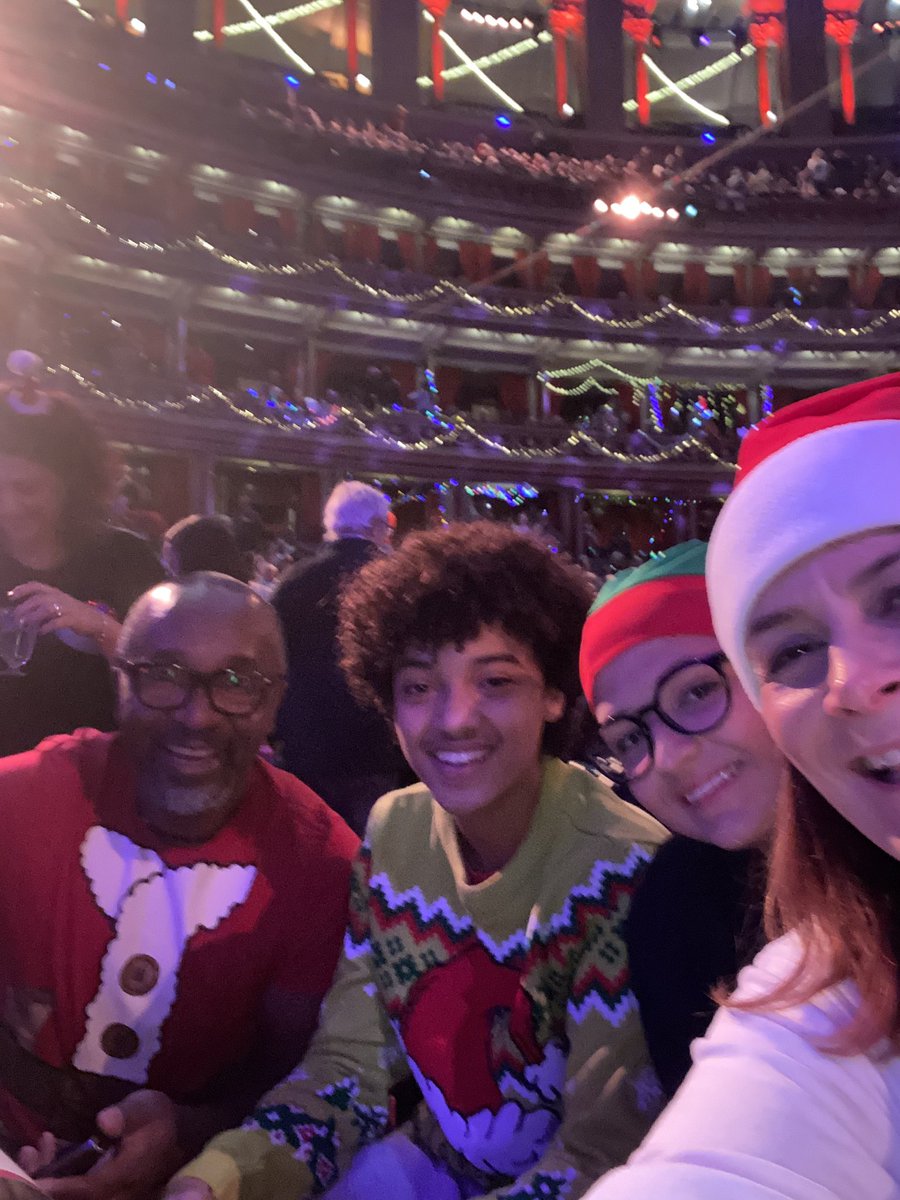 LinseyJSweet's tweet image. Feeling very festive at #rahchristmas… give the lot from Luton a shout out… row 6 in the Arena …