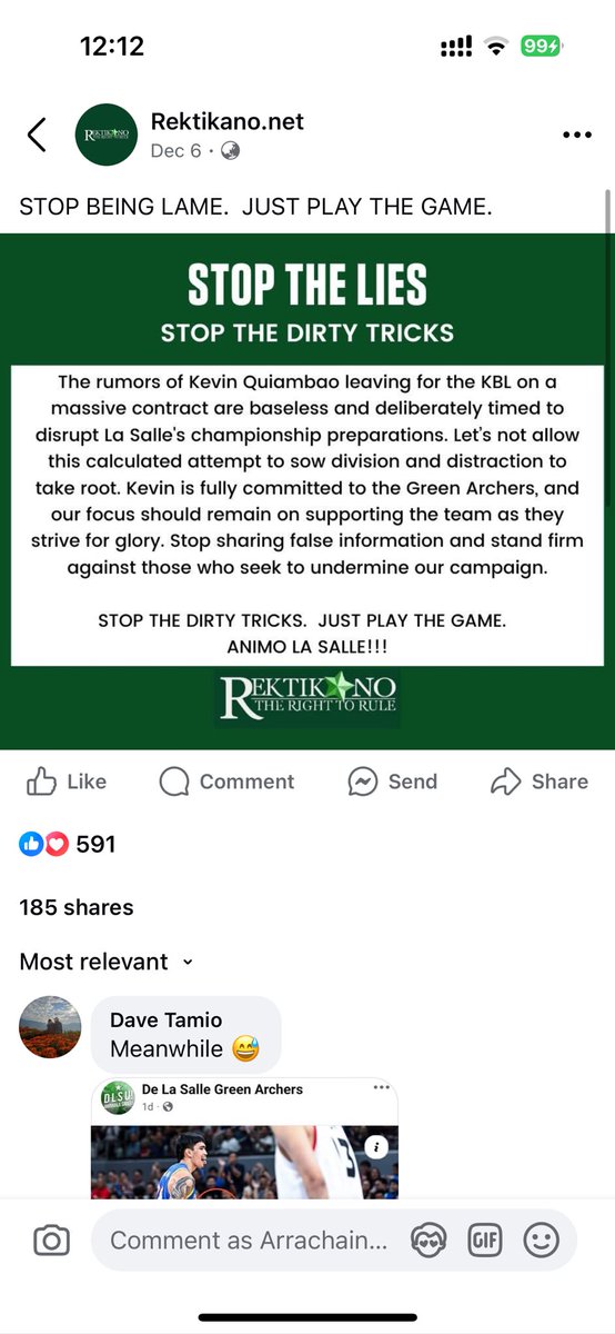 arrachainedior's tweet photo. @tiebreakertimes Stop the dirty tricks daw eh??? Hahaha LOL definitely didn’t age well. https://t.co/V3iHnQ2zXv