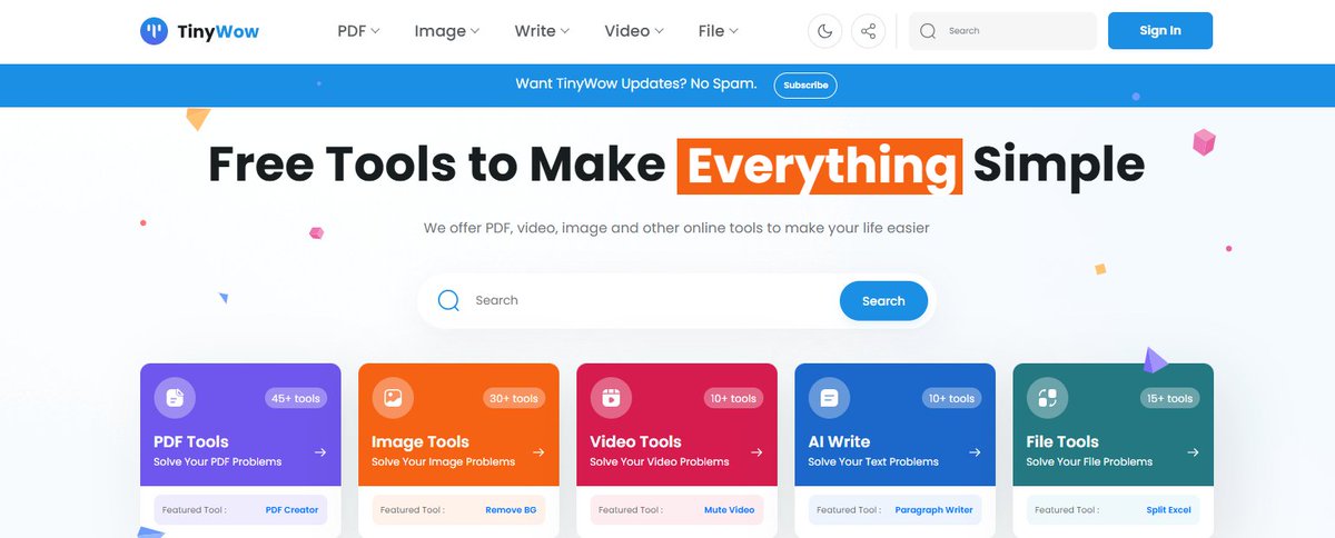 1. Bomba gibi bi web sitesiyle basliyoruz

TinyWOW 

Normalde ücretli olan birçok aracın ücretsiz versiyonunu kullanabilirsiniz.

Bunlar manyk işinize yarayacaktır:
• Adobe Acrobat Pro (PDF düzenleyici)
• Photoshop (görsel düzenleyici)
tinywow.com/tools/pdf
