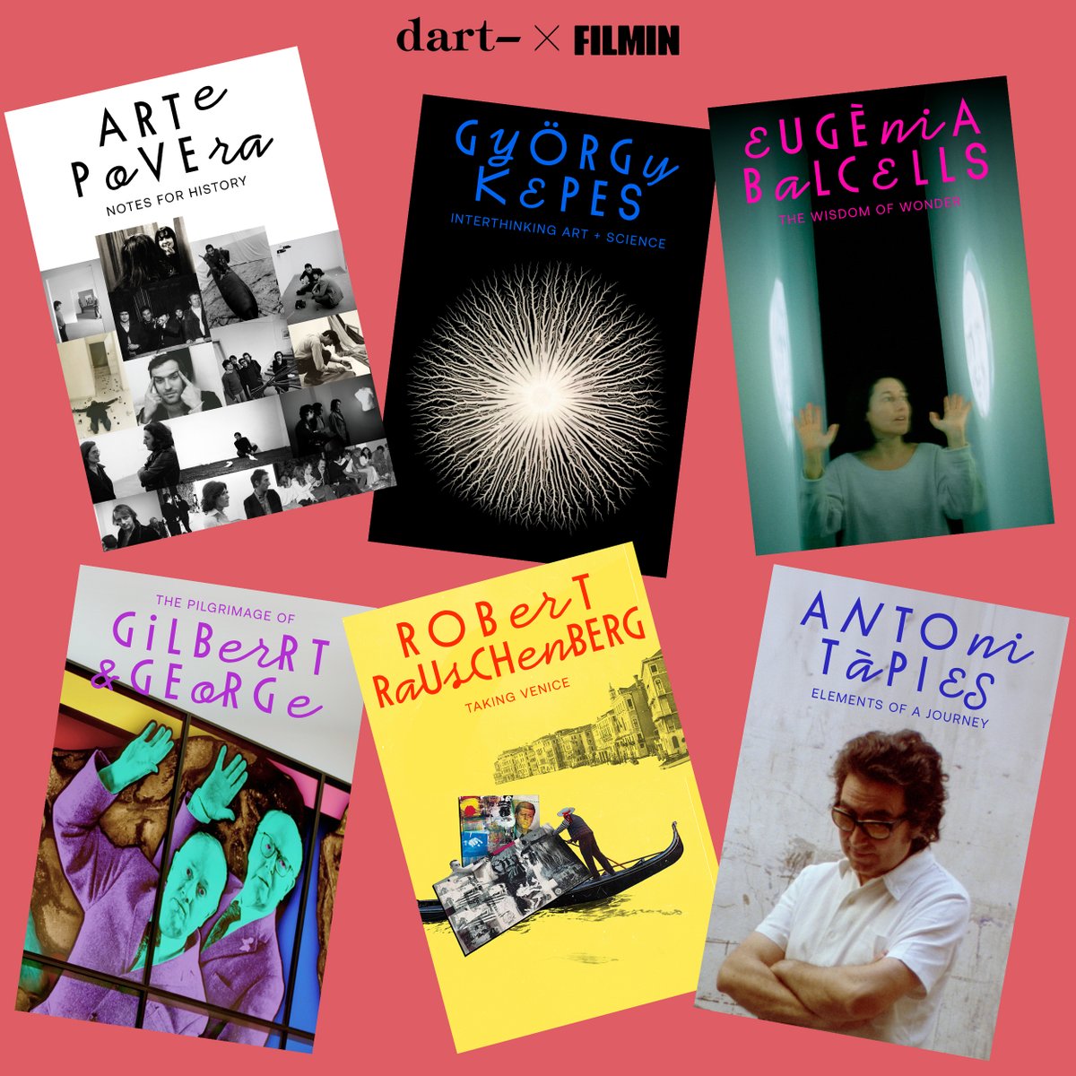 DartFestival's tweet photo. El #Dart2024 ja està disponible a @Filmin amb una selecció de documentals sobre Tàpies, Eugènia Balcells, Gilbert and George i György Kepes, moviments com l'Art Povera o moments com quan Rauschenberg va guanyar Venècia!
▶️ https://t.co/YzVXVpb0K3 https://t.co/R7twzYAguX