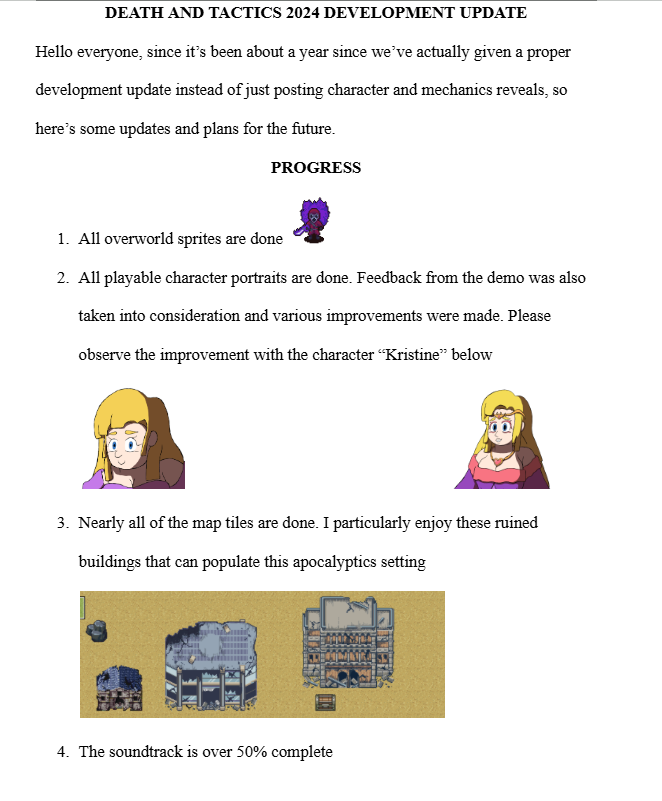 Death and Tactics tweet media