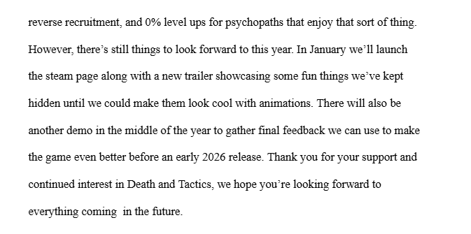 Death and Tactics tweet media