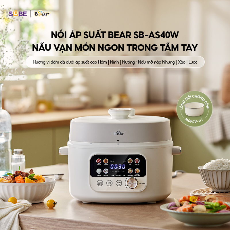 bearstorevn's tweet photo. 🍲 Nồi áp suất Bear – Tiện lợi &amp; tiết kiệm thời gian!

Nấu cháo, hầm xương, ninh nhừ chỉ trong tích tắc. Dung tích 4L, an toàn tuyệt đối, thiết kế sang trọng!
👉 Mua ngay: https://t.co/a2Isj2LZzp
#noiapsuat #noiapsuatbear #BearStoreVietnam #noiapsuatdien https://t.co/UkS0nZAr9w