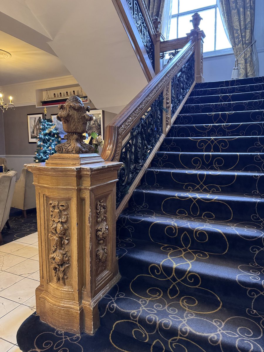 Following the RMS Olympic’s scrapping, her First Class Lounge was purchased by a small hotel owner in the village of Alnwick, England and reassembled. I took a trip out to see it and it’s genuinely one of the coolest things I’ve ever done