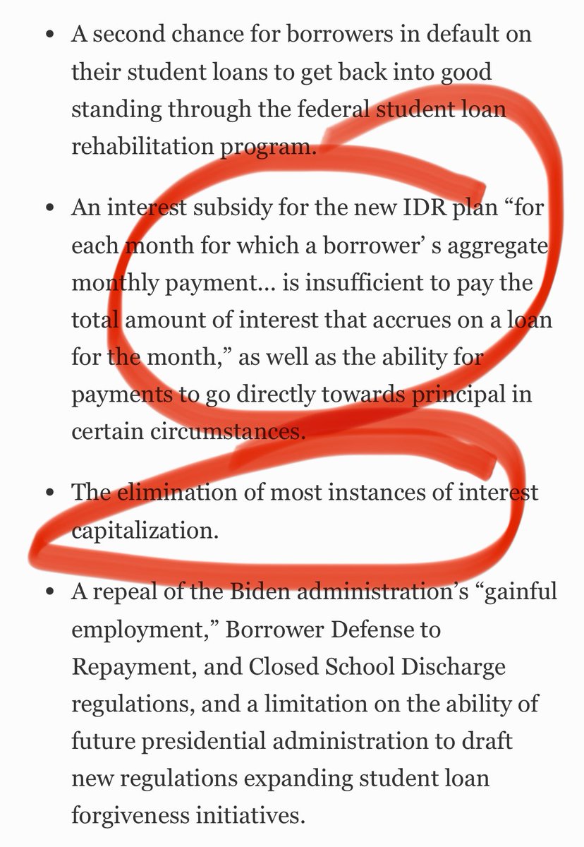 🔔 Physicians - what you need to know about student loans 🔔

PSLF is not at risk.

20/25 year IDR forgiveness might be gone for new borrowers.

IBR is not at risk.

SAVE will be gone.

PAYE and ICR might be gone.

Parent PLUS and Grad PLUS loans might be gone.

Subsidy for