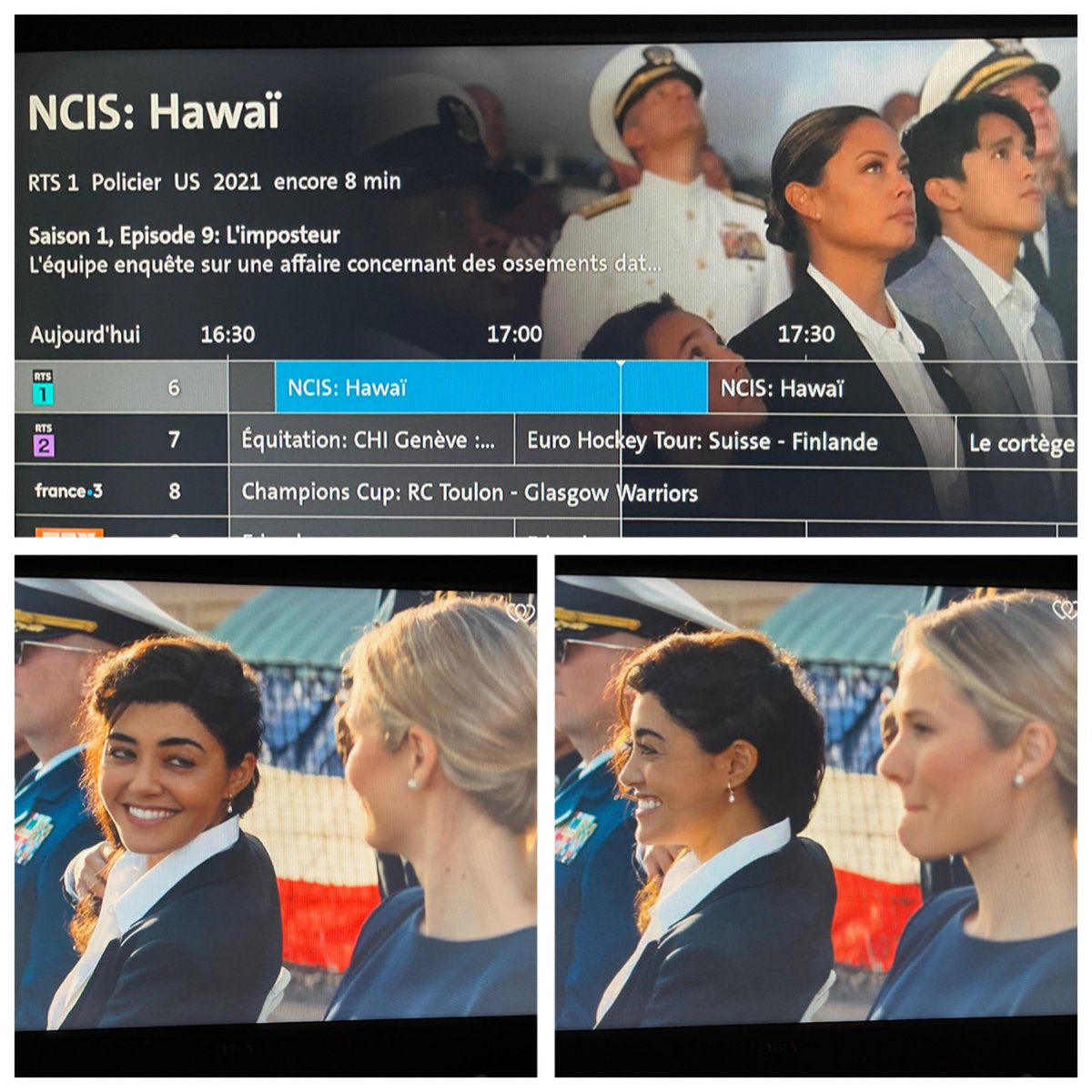 CelineLapinou's tweet photo. Nice TV programme on Swiss TV today 🥰😍 Ep 9 n 10 #SaveNCISHawaii #OhanaStrong #ncishawaii #kacy https://t.co/8olatqALdn