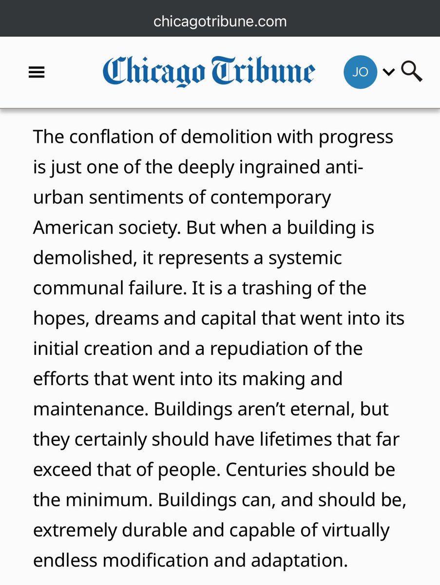 Preservation Futures (@presfutures) on Twitter photo Not pulling any punches: “when a building is demolished it represents a systemic communal failure” writes <a href="/EdwardKeegan/">EdwardKeegan</a> in today’s <a href="/chicagotribune/">Chicago Tribune</a>!
chicagotribune.com/2024/12/15/col… Not pulling any punches: “when a building is demolished it represents a systemic communal failure” writes <a href="/EdwardKeegan/">EdwardKeegan</a> in today’s <a href="/chicagotribune/">Chicago Tribune</a>!
chicagotribune.com/2024/12/15/col…