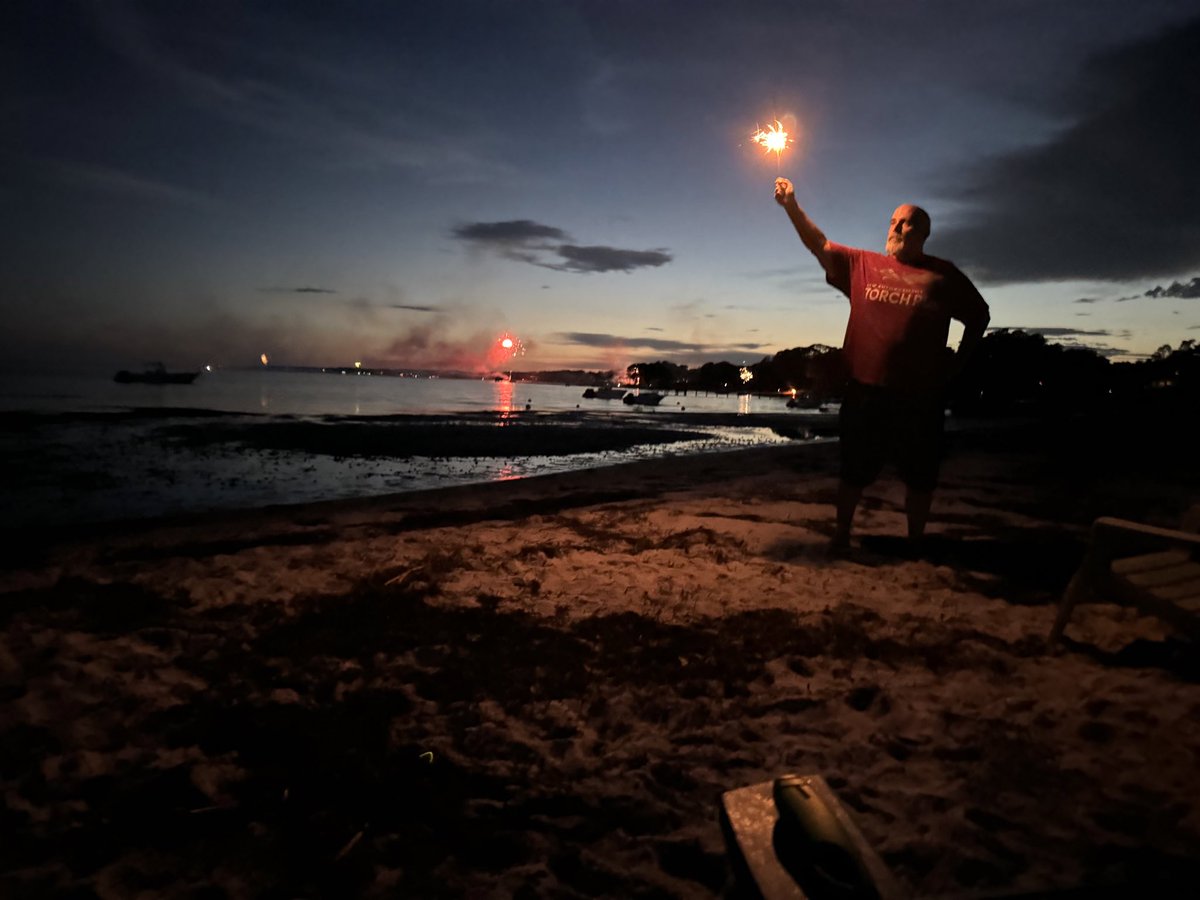My favorite pic (of me!) this year. Fourth of July at the beach.