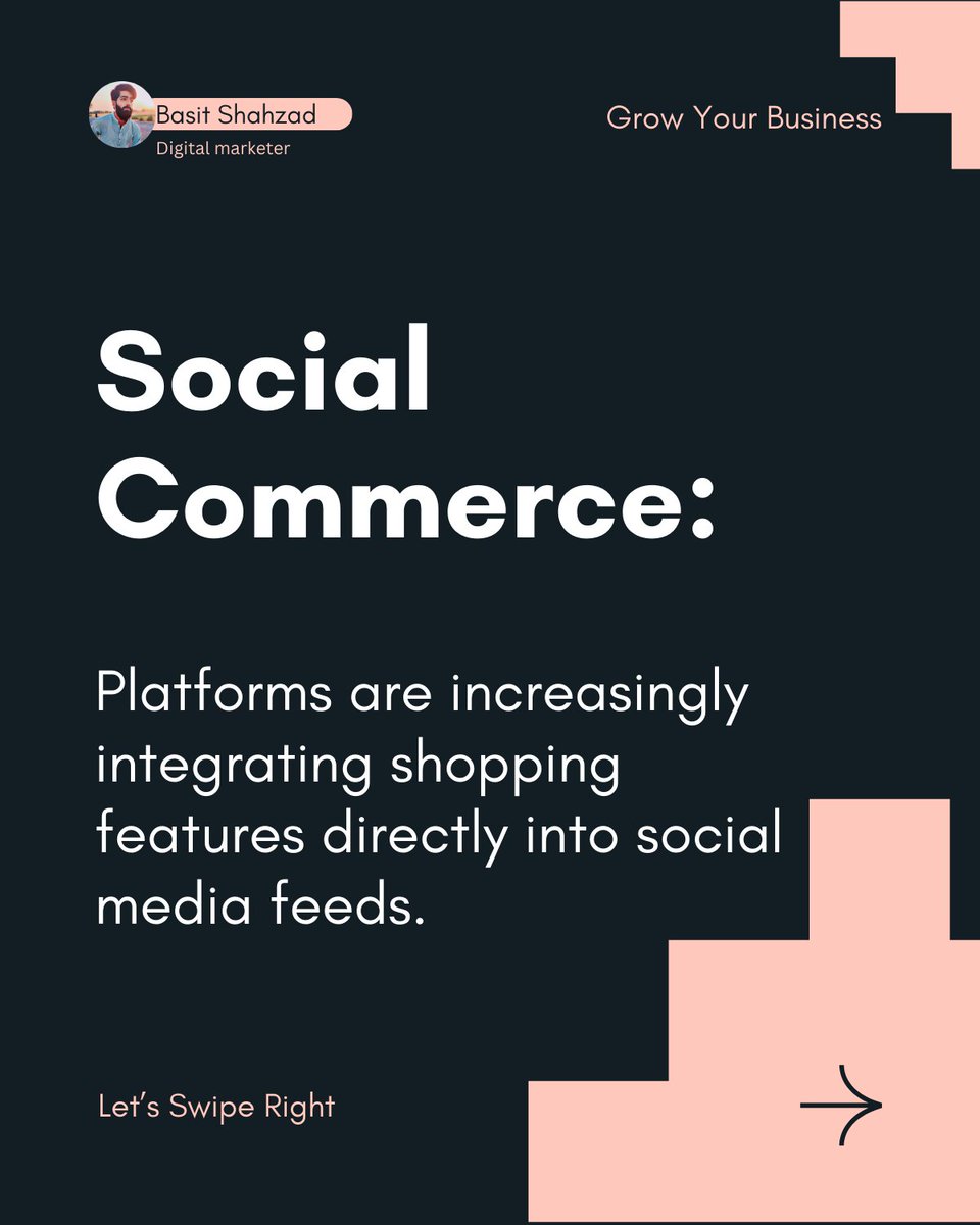 BasitShahzad907's tweet photo. Social commerce and the importance of authenticity

✔Social Commerce:
✔Authenticity:
✔Platform-Specific Trends:

#digitalmarketing #commerce #authenticity #trend https://t.co/TIE9PDGUdr