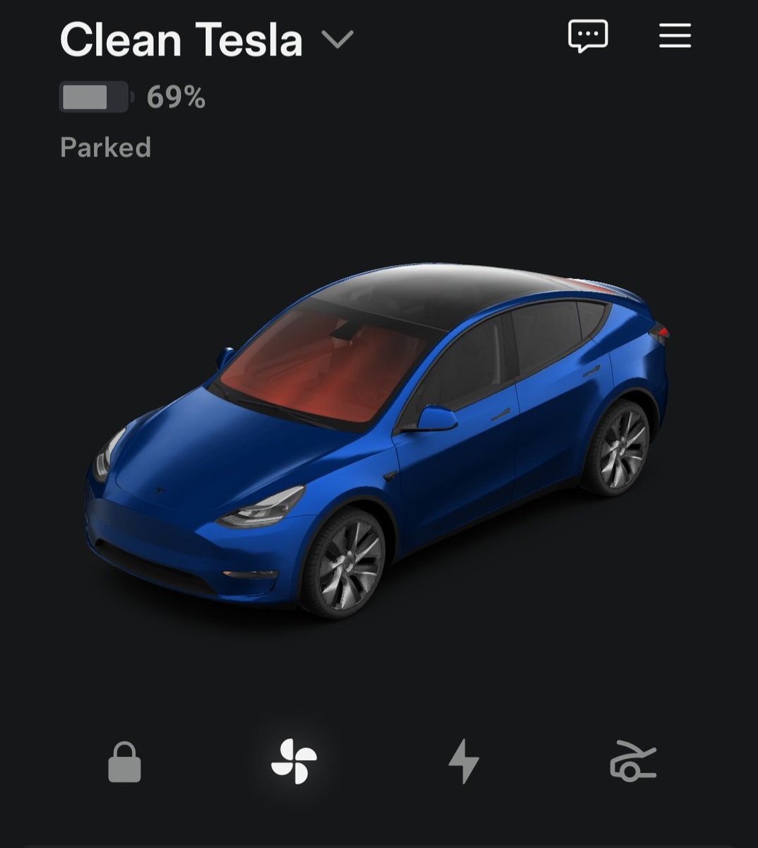 WifeDirtyTesla's tweet photo. When I go grocery shopping in the winter, I add "warm up car" near the end of my list. By the time I check out and get to my car, it's toasty warm for me. Being able to adjust the climate of the car from anywhere is one of the best things. https://t.co/ioeD6HjPRU