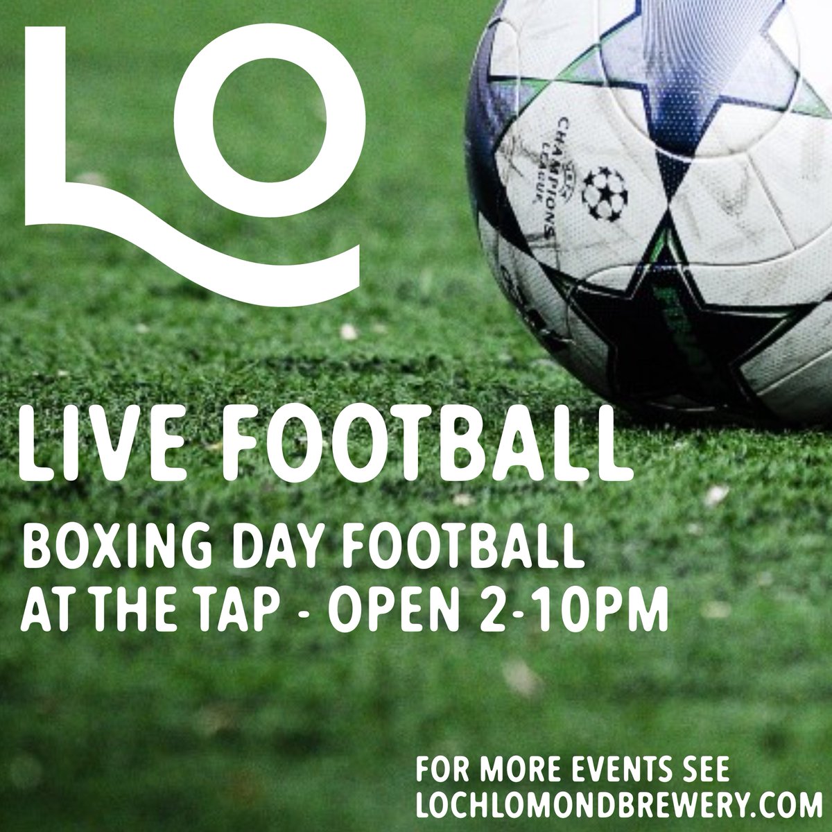 Come in down and enjoy a beer whilst watching the premier league boxing day football. Open 2 til 10pm.

Cheers!