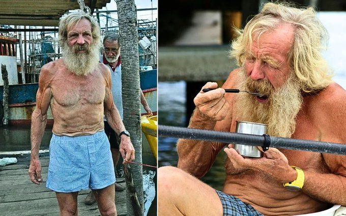 fasc1nate's tweet photo. Aleksander Doba kayaked solo across the Atlantic Ocean three times, most recently in 2017 at age of 70. He died in 2021 while climbing Kilimanjaro. After reaching top asked for a two-minute break before posing for photo. He then sat down on a rock &amp; "just fell asleep". https://t.co/Lt0JG35xMt