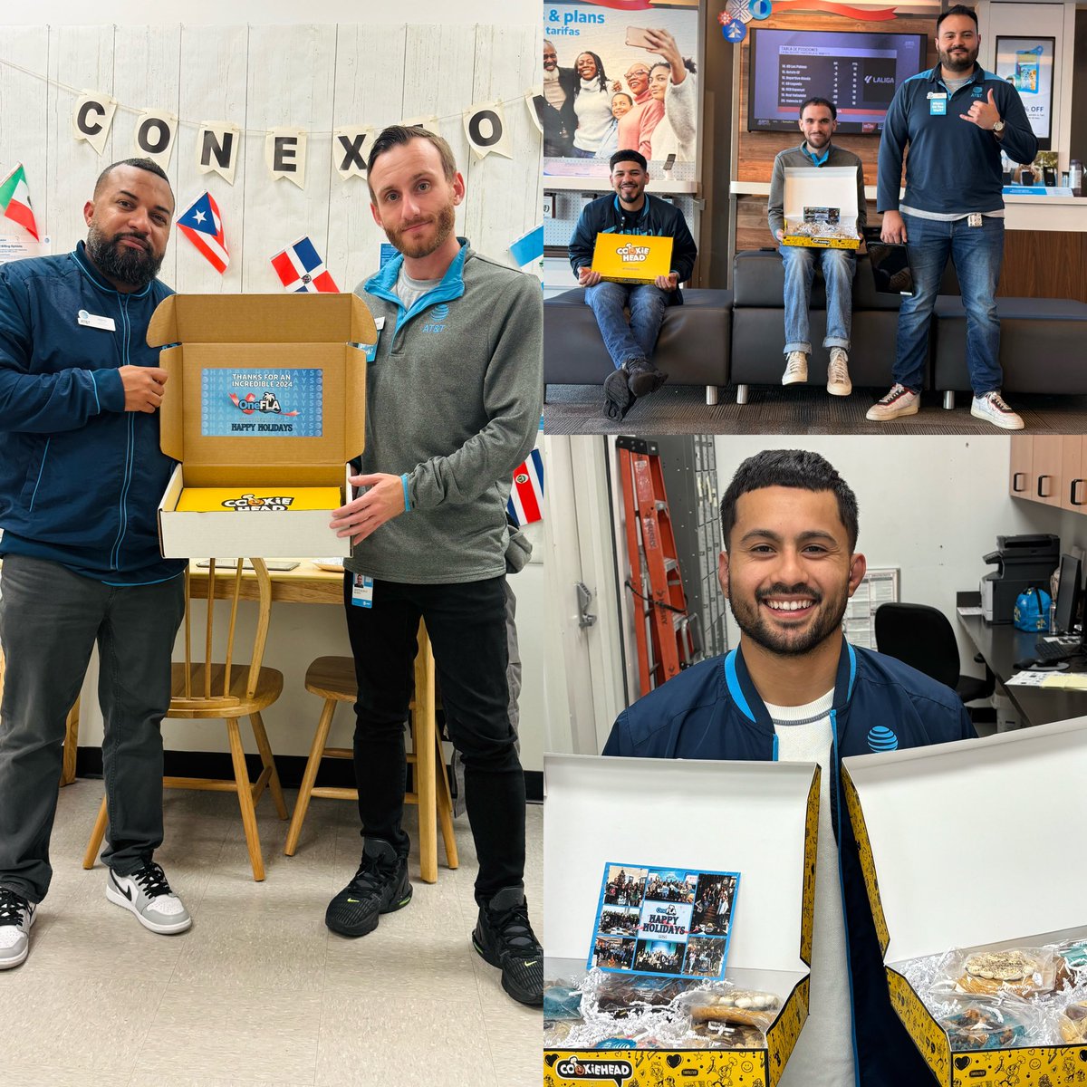 Team ELI7E received and absolutely loved these delicious cookies! Huge thanks to <a href="/One_FLA/">OneFLA</a> for the sweet treat and sugar rush to SLEIGH this weekend 😋
#holidayseason 
#LifeAtATT