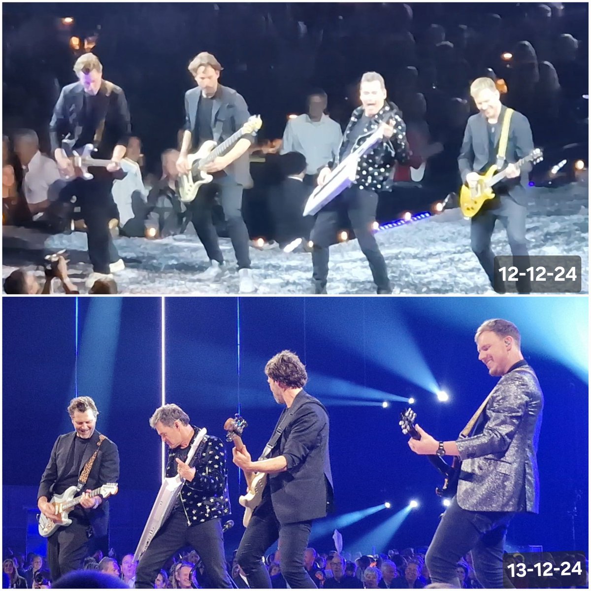 Donderdag op het balkon, vrijdag (bijna) vooraan, nu op de bank. 
Even nagenieten van de heerlijke show van Jeroen en zijn band en gasten 🎶 #pianoman #volgendjaarzijnweerweerbij