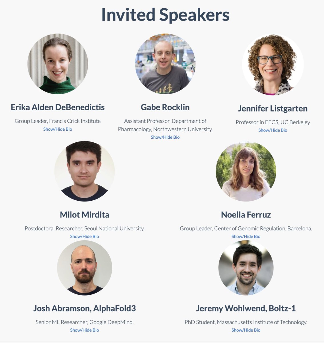 Starting in 5! Join us for an exciting day of invited talks, posters, and a panel with our invited speakers.

Schedule: mlsb.io
Room: East Building Meeting Rooms 11-12 (2nd floor)