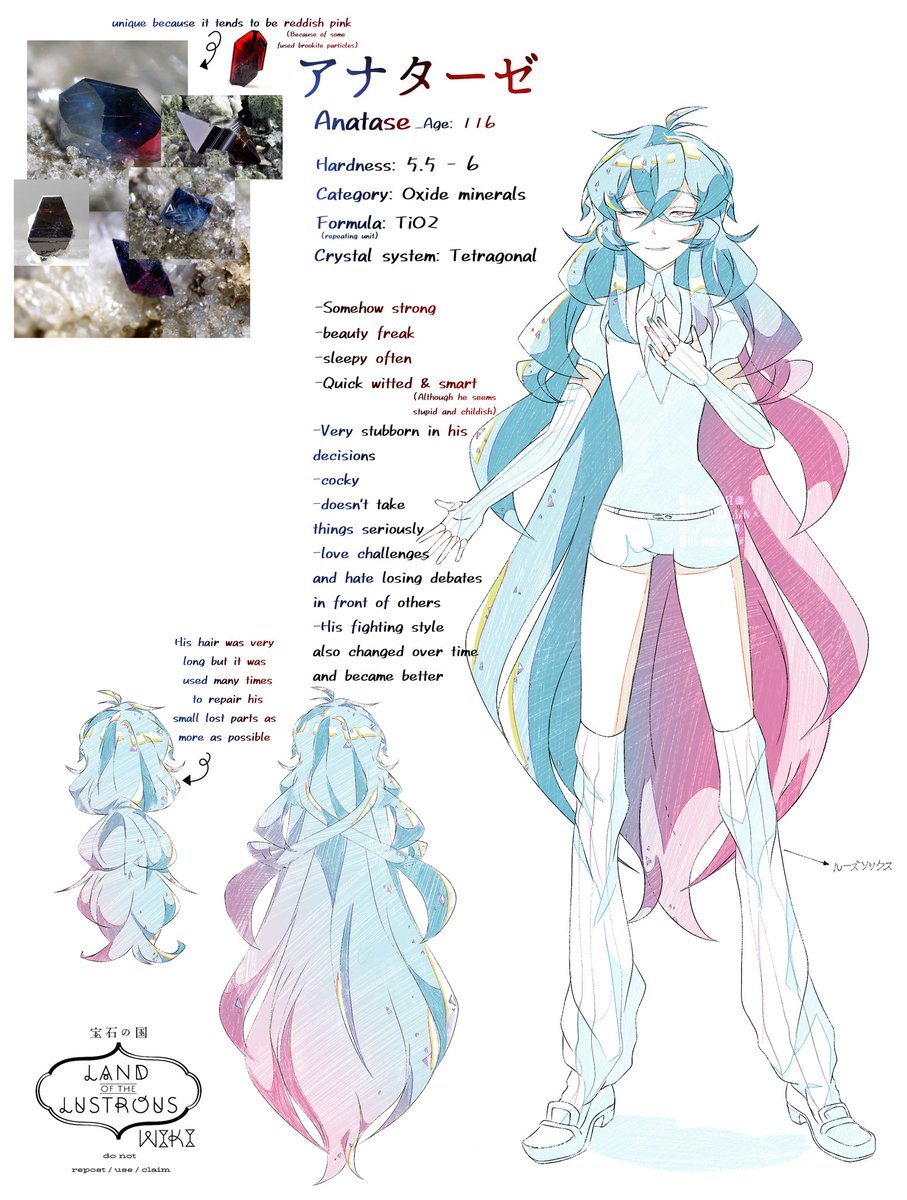 ela_neko_san's tweet photo. SOOOO
I Completed my HNK OC's special art 💙❤️✨
Here's ANATASE!! which some may liken him to Padparadscha LOL..
Hope y'all like it!!
#hnk #housekinokuni #hnkoc #housekinokunioc #anatase #brookite #oc #artbyme #newpost #landofthelustrous #宝石の国 https://t.co/QyIrvFZhRo