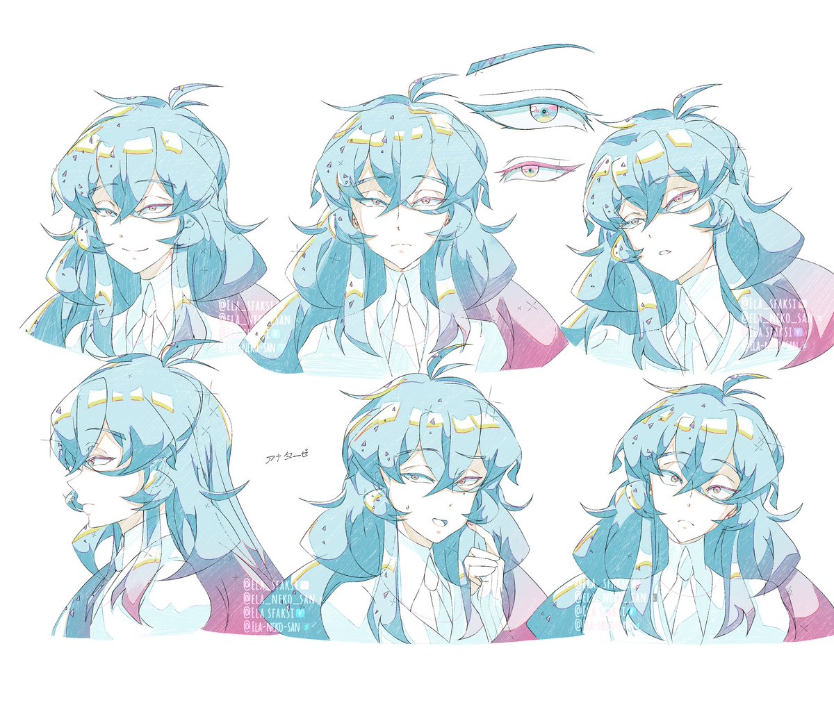 ela_neko_san's tweet photo. SOOOO
I Completed my HNK OC's special art 💙❤️✨
Here's ANATASE!! which some may liken him to Padparadscha LOL..
Hope y'all like it!!
#hnk #housekinokuni #hnkoc #housekinokunioc #anatase #brookite #oc #artbyme #newpost #landofthelustrous #宝石の国 https://t.co/QyIrvFZhRo
