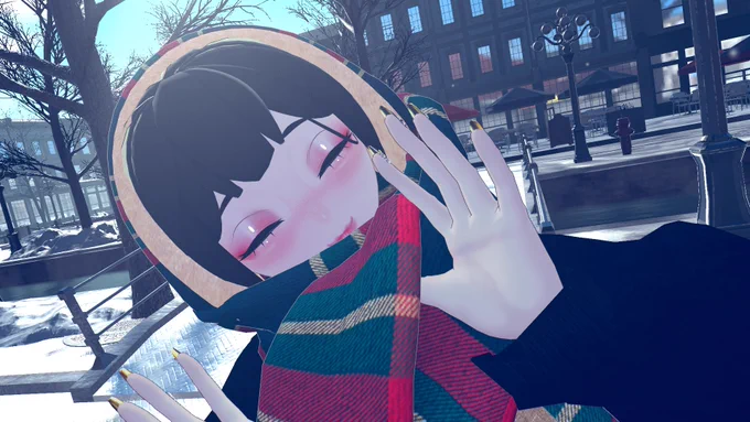 #わーたん部 冬の朝のもこもこガールズ 