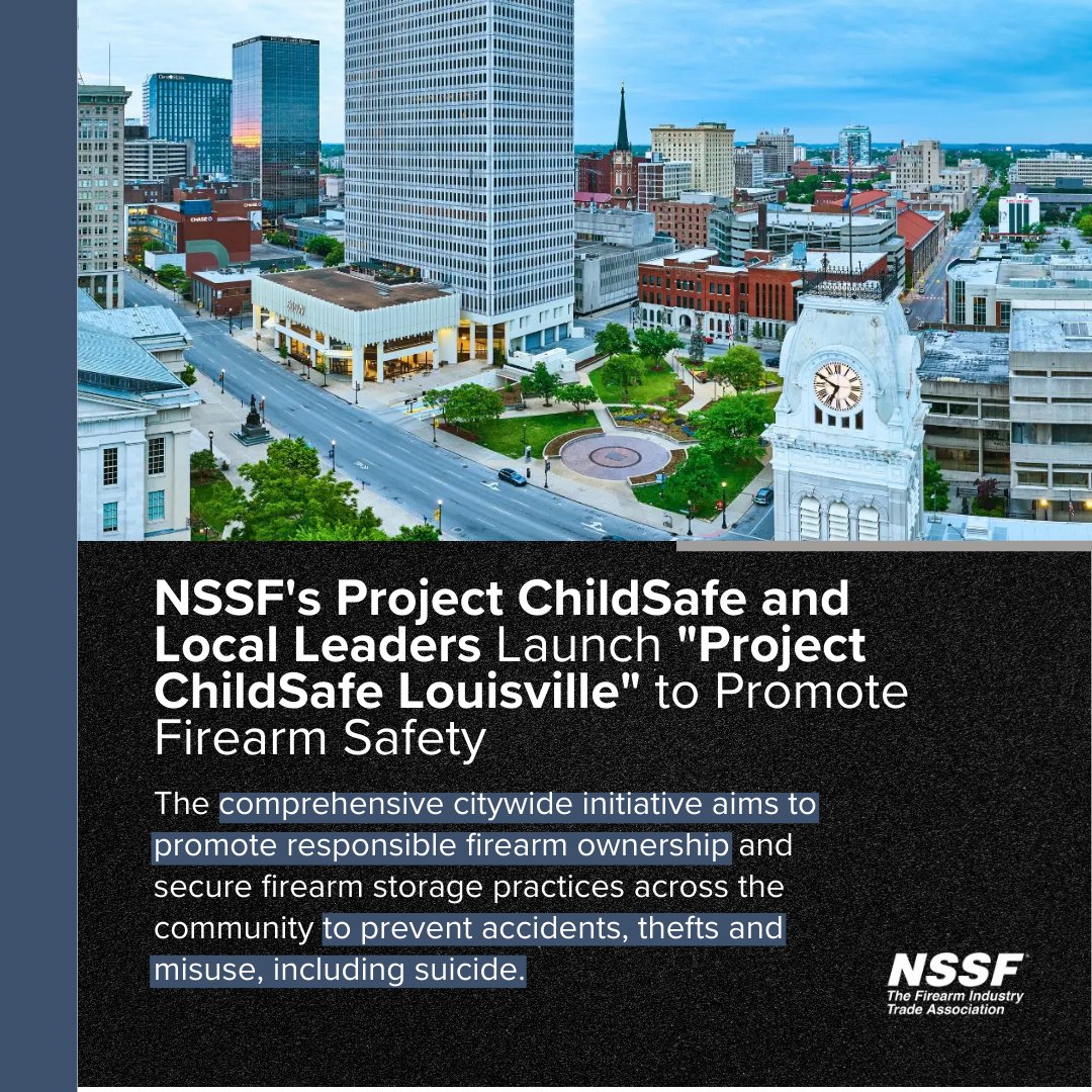 NSSF's tweet photo. "Project ChildSafe Louisville" launched this week. 🚀 NSSF and partners are distributing 6,000 free gun locks to Kentucky residents to encourage secure firearm storage and help prevent accidents.
https://t.co/i5qHdPlQgv
#NSSF #GunLocks #FirearmStorage | @ProjChildSafe | @fleming_ken | @KeturahHerron | @DavidYatesKY37 | @WhitStrongOrg | @NAMILouisville | @MaryhurstInc | @GoodwillKY | @BudsGunShop | @Women4GunRights