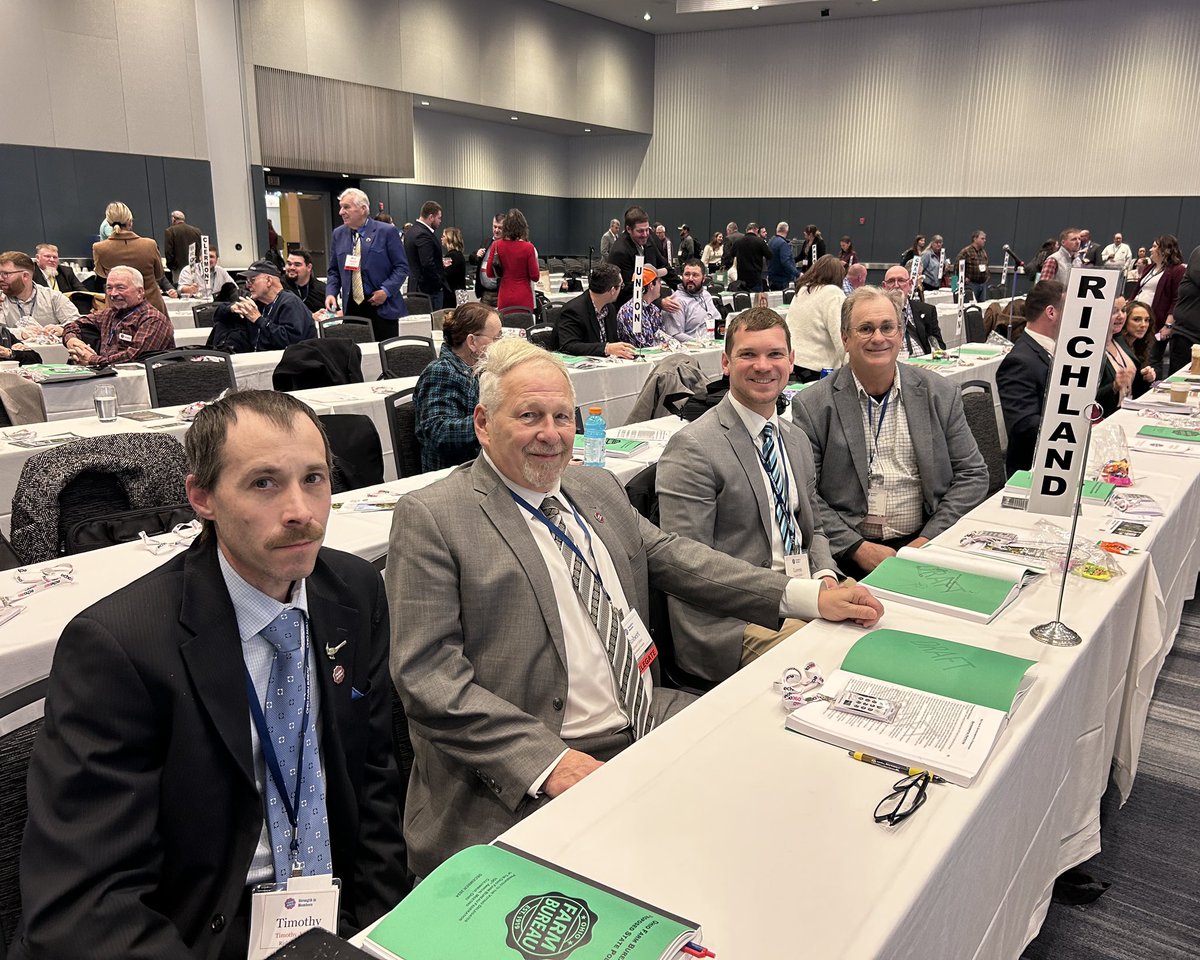 I enjoyed the opportunity to represent Richland County at the 106th Annual Meeting of the Ohio Farm Bureau Federation.  December 13, 2024.