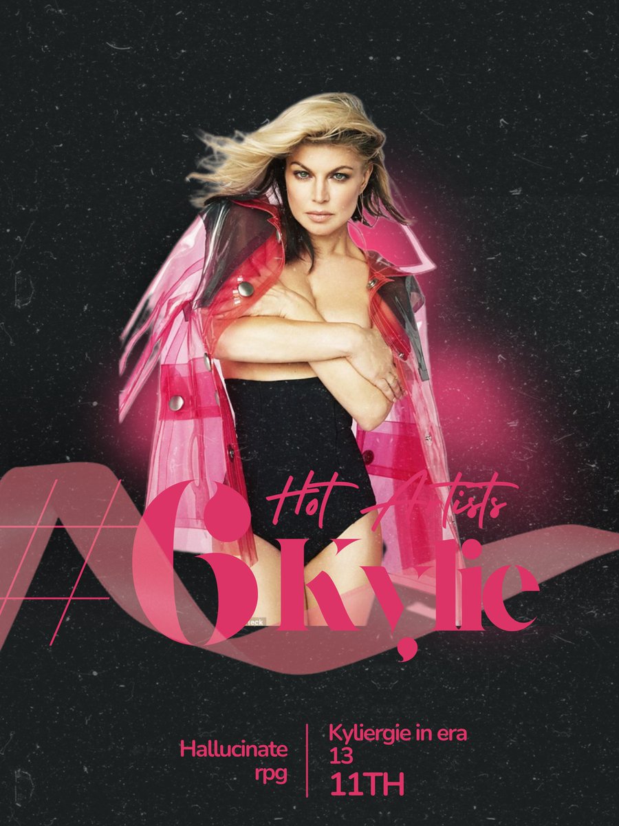 lierockstar's tweet photo. #Fergacilious The Lead Single

— Eu sou #6 na Hot Artist do Hallucinate 

[🧁] :: @RHallucinado #Kylie #RPG #Era13 #LeadSingle #HotArtist https://t.co/k9xsIjtLvd