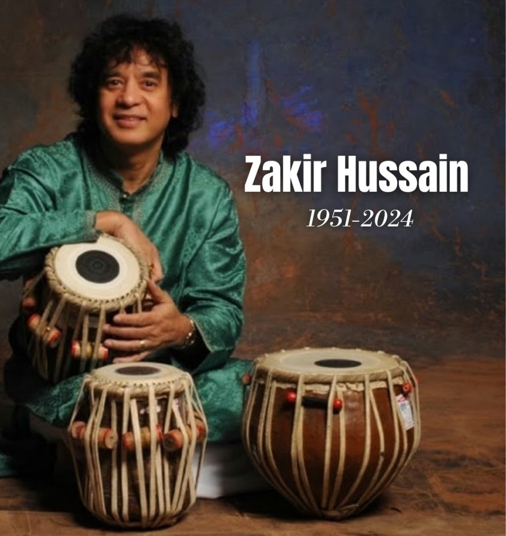 Trendulkar's tweet photo. Surely one of the greatest tabla players of all time. Farewell Ustad Zakir Hussain saab. https://t.co/WQdw4lV5Ka