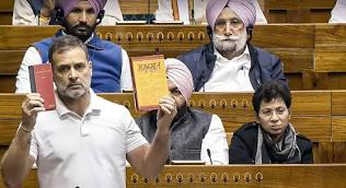 SuhagAShukla's tweet photo. When the Tides Foundation funded fringe "Hindu" group denigrated the Purusha Sukta and Bhagavad Gita as "casteist" last week, it seemed like usual radical left wing claptrap. 

But @RahulGandhi's speech yesterday makes clear that tying Hinduism to casteism is not a bug, it's a feature of their movement. 

Vilifying Hinduism in the name of "reform"-- as Hindus-- is the precondition to get funded by the vast network of dark money endowments like Tides, Ford, Open Socieities, etc. 

When you read the pathetically arrogant/ignorant letter the Tides funded Hindus wrote to @ChinmayaMission demanding that Pujya Guruji stop teaching that varna is a predicate of guna/karma and NOT based on birth, we see that they WANT to teach that Hinduism is inherently discriminatory--that the only solution to ending casteism is to try and deligitimize our spiritual tradition.

I’m neither a literalist nor a cafeteria style pick-and-choose Hindu when it comes to shastras, but I know this: Shastras & rigorous Gurus teach that the “adhikar” to engage in hermeneutics when it comes to Upanishads, Gita, etc does not come from radical, inquilabi activism, but from integrity and humility to learn from a guru, study shastras and engage in shravanam, mananam and nidhidyasana. I've learned that the Purusha Sukta, the Gita, the Upanishads, the Ramayana all teach about Oneness of Existence and Divine connectedness of all.

That understanding won't garner $1 million from the dark money network, but it won't matter, because that realization keeps me on a dharmic path and the confidence to carry the aspirations and support of everyday Hindu Americans.