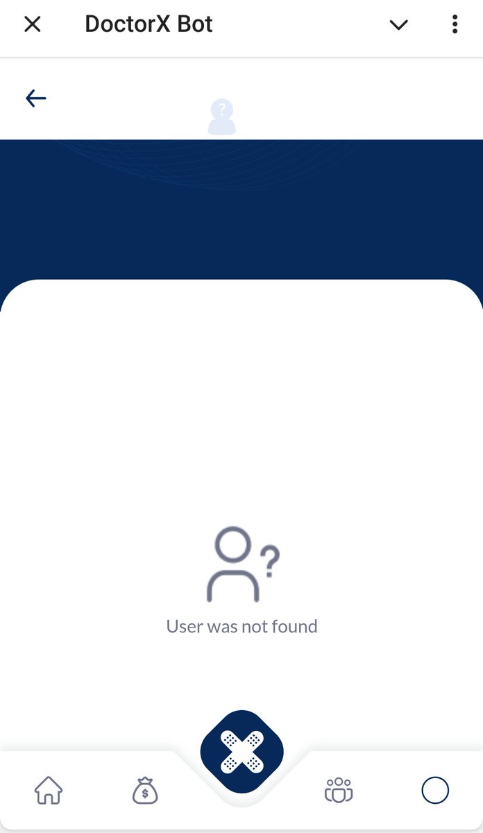wsw243's tweet photo. @ice_uptodate @DoctorX_Meme @xPortalApp DoctorX telegram bot not working. Getting error "USER NOT FOUND" so due to this error I am unable to submit wallet address. DoctorX KYC was passed. I mined 157466 DRX. DoctorX id 825743471. Screenshot of error attached. https://t.co/CtXmOTzNSY