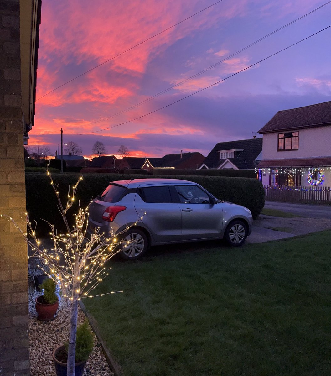 Beautiful evening sky.