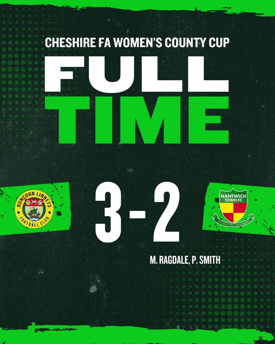 NantwichWomenFC's tweet photo. Unfortunately, we exit out of the County Cup at this round💔 The team gave it their all in a closely contested match💚

Good luck to @LinnetsLadiesFC with the rest of your cup run

#UpTheDabbers💚 https://t.co/Zrt2qoBNMP