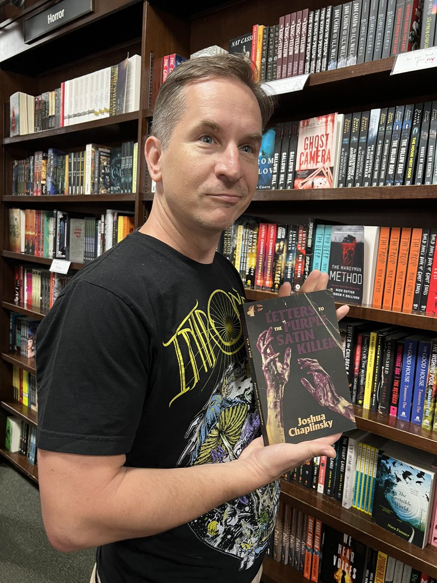 Wanted to keep Letters to the Purple Satin Killer on people’s holiday-purchasing radar. Epistolary true crime pastiche. Serial killer horror. Check the replies for praise from some of your (and my) favorite authors. <a href="/CLASHBooks/">CLASH Books</a>