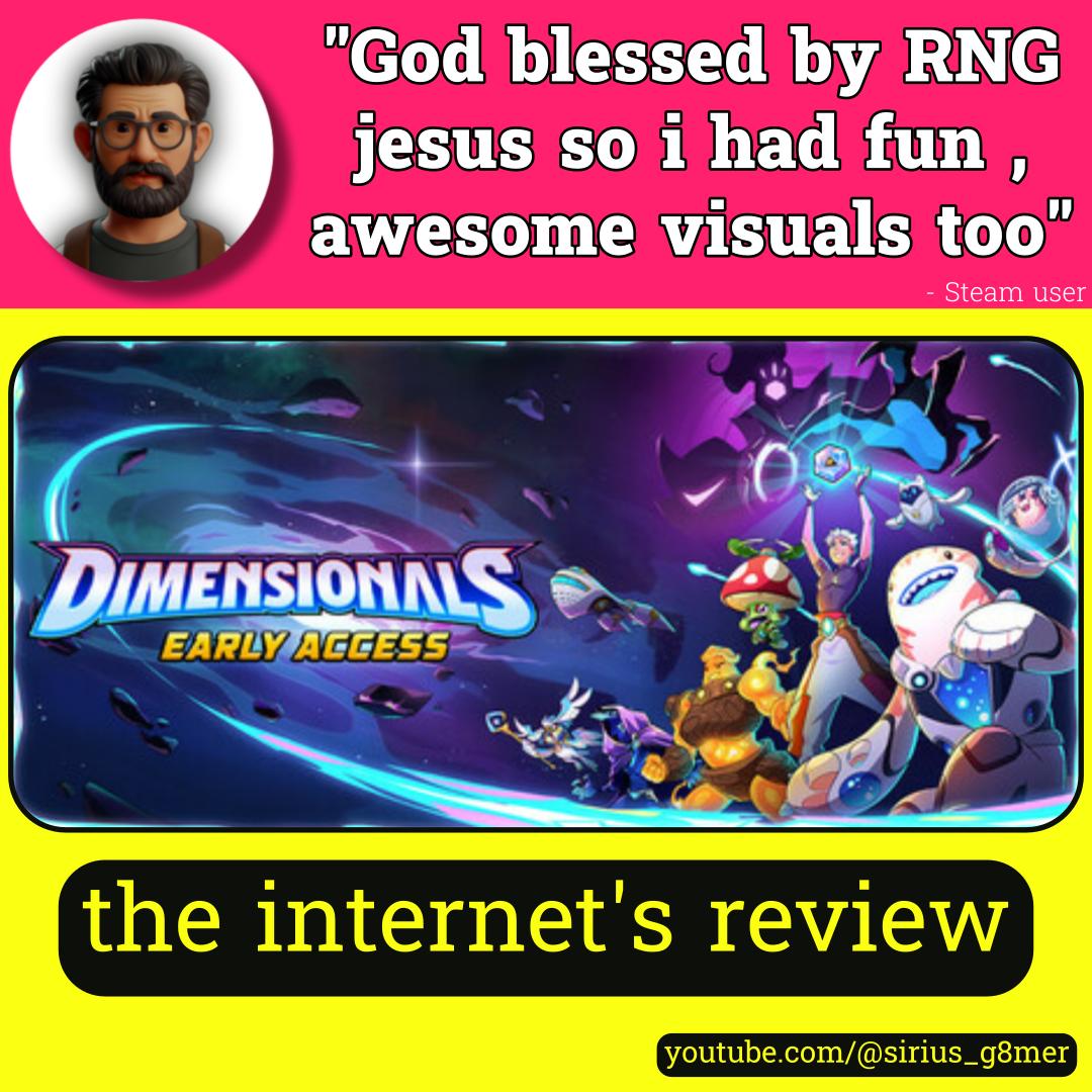 sirius_g8mer's tweet photo. Only got 60 seconds? Let me tell you what the internet thinks—warts and all! 🎯
Click: https://t.co/QFgIURXl9J
#dimensionals #minogames # #gaming #steam #gamereview https://t.co/qqvjiARueu