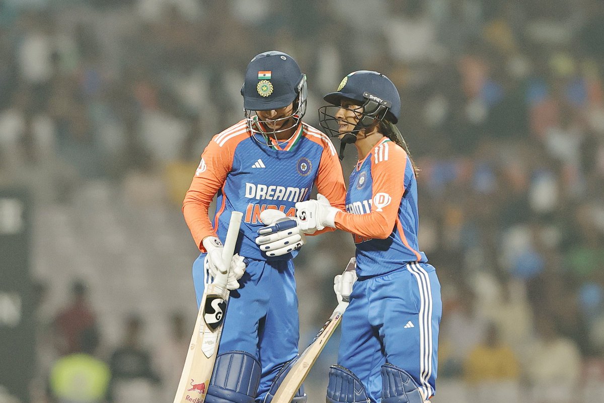 KOTHGaming_'s tweet image. Jemimah Rodriguez - 73(35).
Smriti Mandhana - 54(33).

India Women&apos;s post the Total of 195/4 against West Indies in first T20I Match - THE DESTRUCTION OF TEAM INDIA. 🇮🇳

#indvswi #wivsind #cricket #CricketTwitter #cricketfans #cricketlover #cricketnation #CricketUpdates