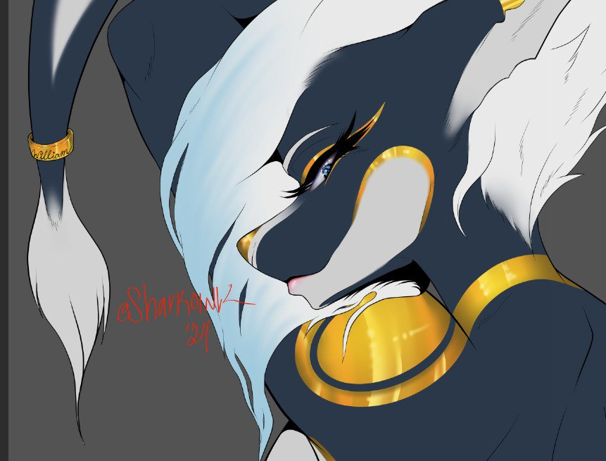 SharkoInk's tweet photo. I promise I'm not dead! I'm back to art again and workin' on some personal projects while goin' through a REALLY hard time in my life. Art's been a distraction for me.. She's still a WIP, so please come by to watch her progress on https://t.co/fYZDQgZezU. Thank you! https://t.co/2a6V3Zg1gR
