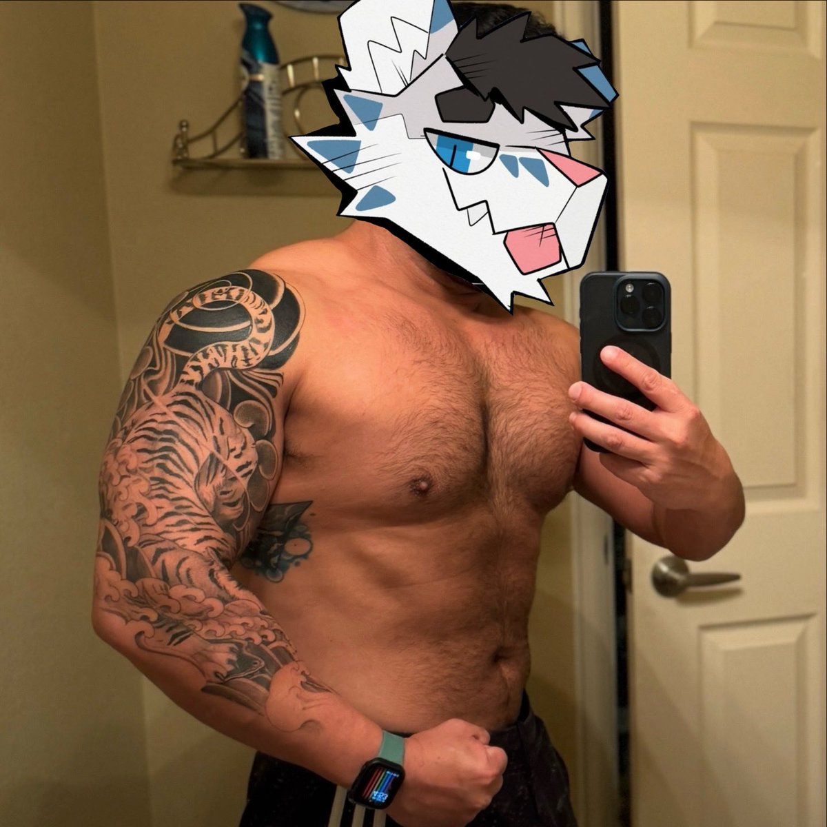 TigerSquat's tweet photo. give me rubs, stat. #shirtlesssunday https://t.co/WcRW2RkVtL