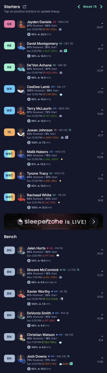 lmsilva78's tweet photo. @FantasyPros @Fitz_FF Any changes? https://t.co/tzy5lwK3oP