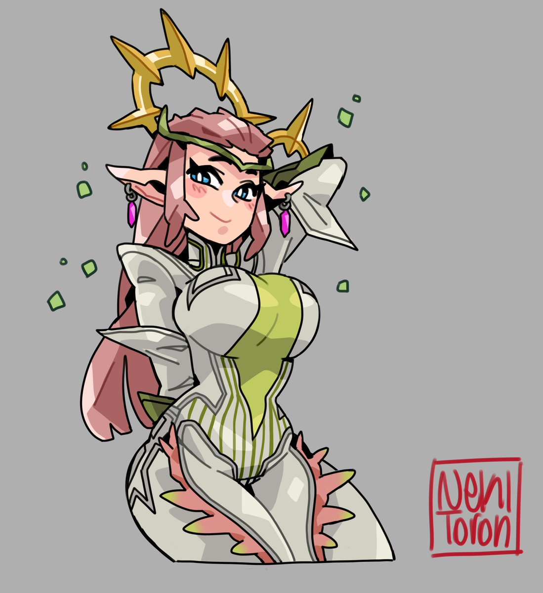 nekitoototo's tweet photo. I love this skin for Dagger 💖🌿
#MarvelRivals #Dagger #MarvelRivalsFanArt https://t.co/9su53kAugN