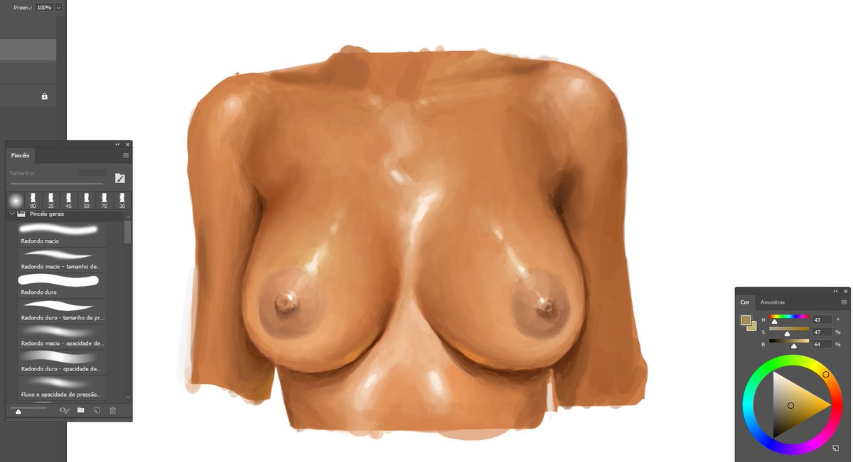 MagnusLart's tweet photo. Skin study 
#drawingfundamentals #digitalart #photshop #illustration #Nsfwart #nsfw #painting https://t.co/KCBZNoP3xn