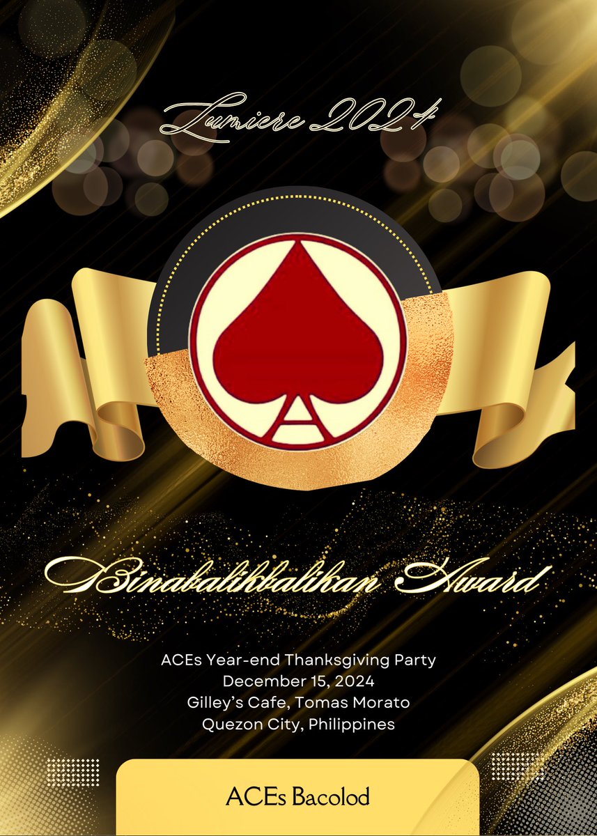 FanbACEs_ph's tweet photo. @bgyo_ph Congratulations to all the winners!

Binabalikbalikan Award
International: ACEs USA and Canada
Regional: ACEs Bacolod / Negros Island

#ACEsThanskgivingParty2024 
@bgyo_ph #BGYO https://t.co/32hpg2fWWE