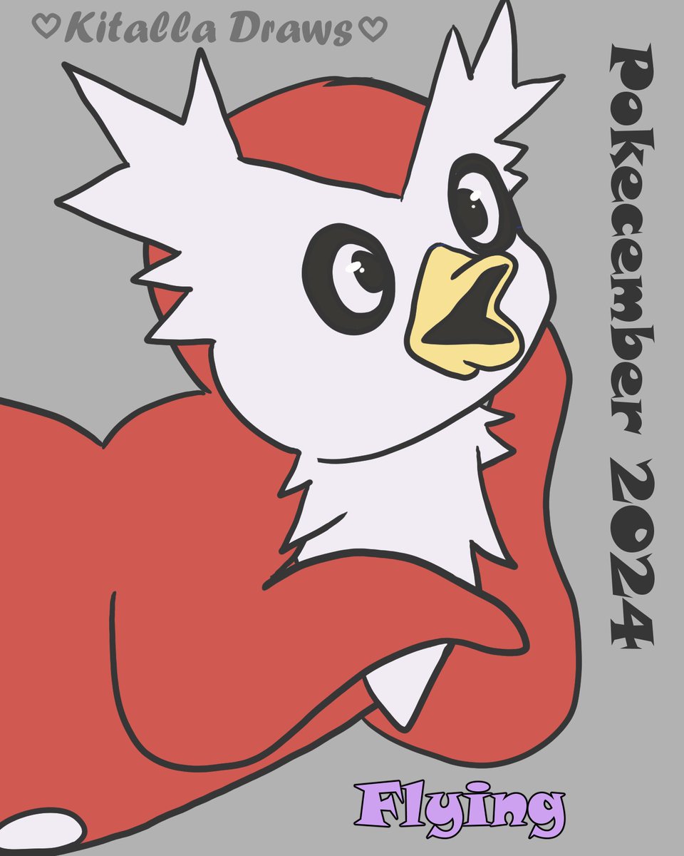 KitallaRose's tweet photo. I love the delibird but screw the rival we just weren't feelin people. ^^; https://t.co/I2SO5O0i2J