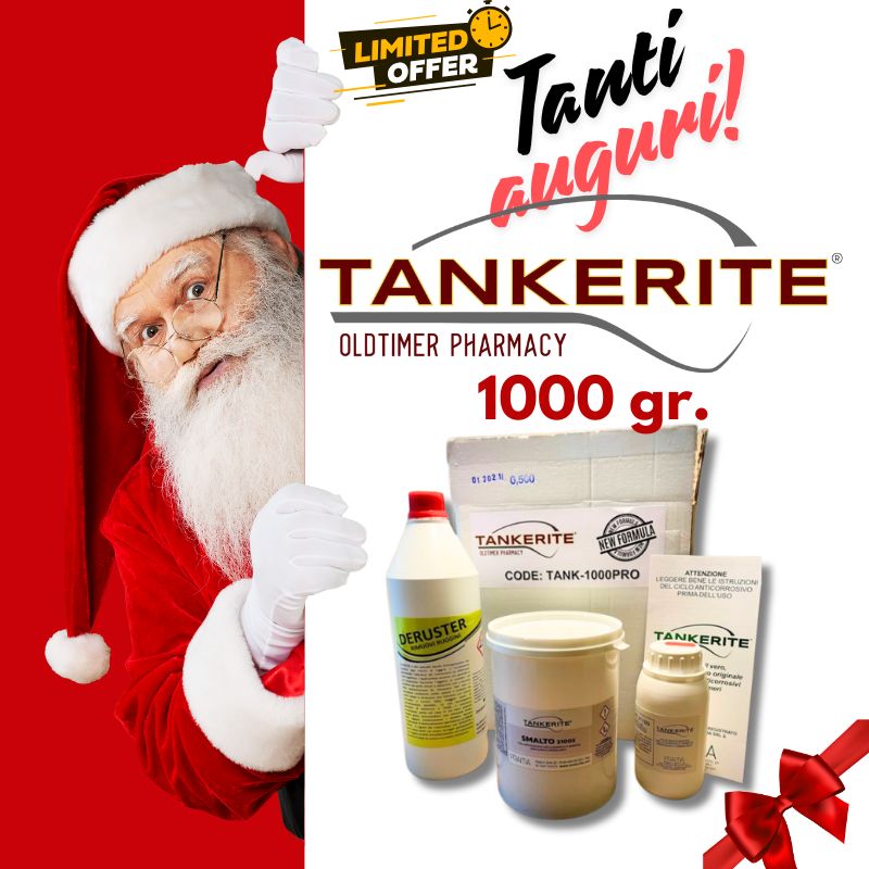 ItaliaTools's tweet photo. 🎄🎁 Questo Natale, regala sicurezza e qualità! Scopri il Kit TANKERITE 1000PRO per il trattamento e la bonifica dei serbatoi! ✅
🛒 Approfitta dell'offerta qui 👉 TANKERITE-1000PRO-NATALE trattamento bonifica serbatoi KIT GRANDE 1000 gr. TANK-1000PRO
#Natale #Promo #Tankerite🎅 https://t.co/hCnPH6npEW