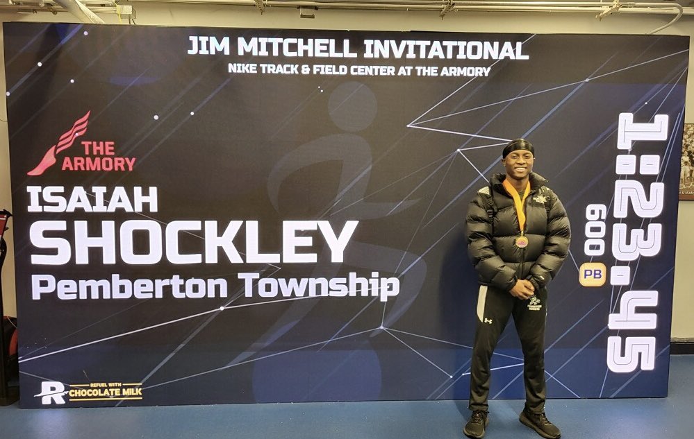 Isaiah Shockley is the new 600m school record holder

He won the event yesterday